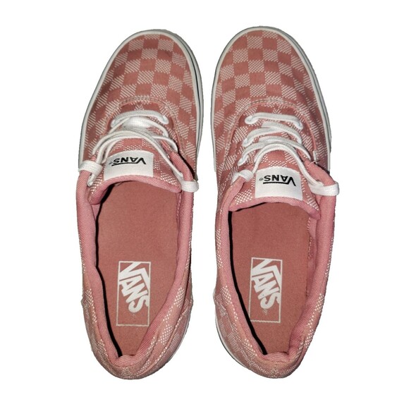 Vans Doheny Sneakers Women’s 9.5 Pink White Checkerboard 721356 Exc Cond - Picture 8 of 11